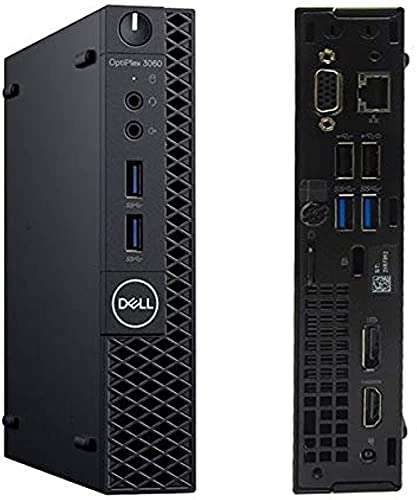 Amazon: Dell OptiPlex 3060 Micro PC with Intel Core i3-8100T 3.1 GHz, 8GB RAM, 128GB SSD (reacondicionada)
