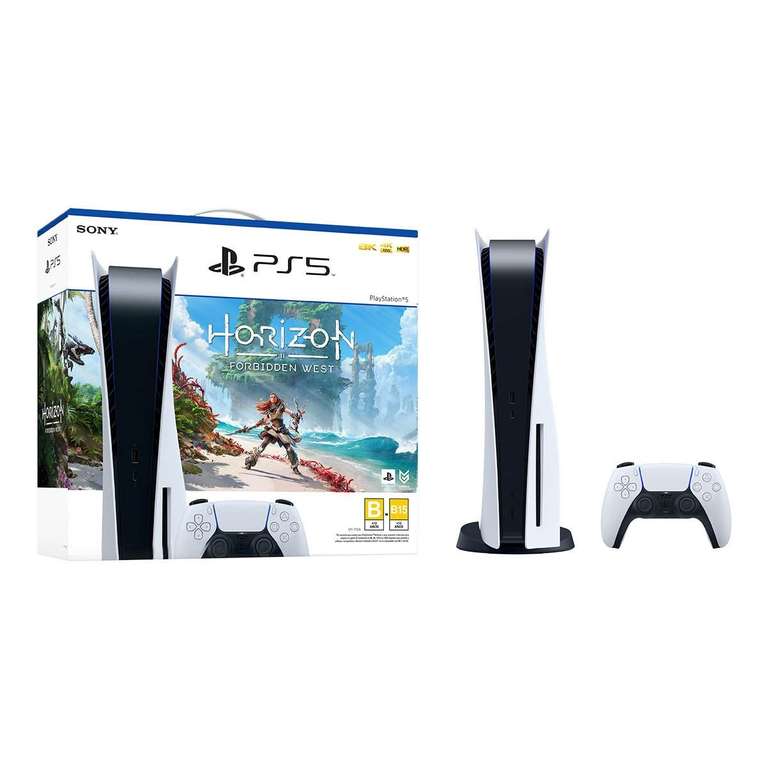 Sanborns: Consola PS5 Estandar Bundle Horizon con BBVA o PayPal (Banorte HSBC) Recoger en tienda