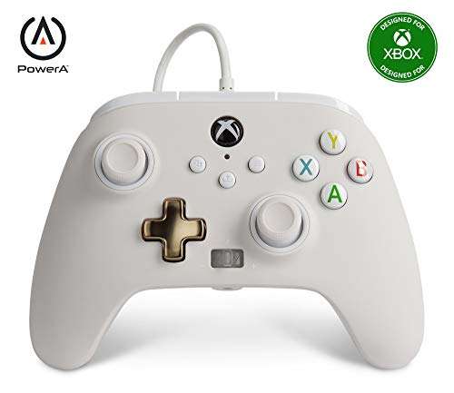 Amazon: PowerA Control Mejorado Alámbrico para Xbox Series X|S - Mist - Standard Edition