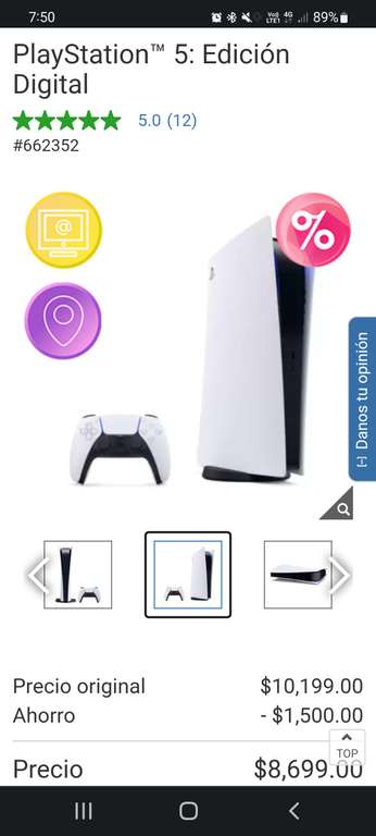Costco: PlayStation 5: Edición Digital y cupon