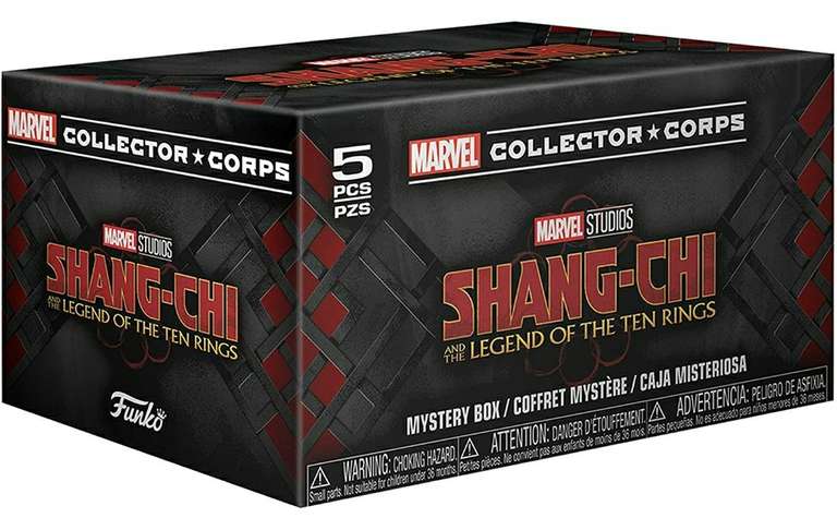 Amazon: Funko Pop Mistery Box! Steamboat Shang Shi Marvel Collectors (5 Piezas) | Envío gratis con Prime