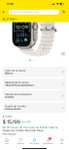 Mercado Libre: Apple Watch Ultra 2 49 mm • GPS + Celular • Correa Ocean Blanca. Hasta 18 MSI