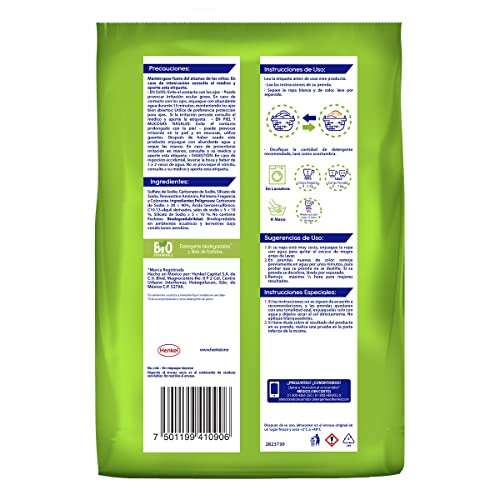 Amazon: 1-2-3 MAXI PODER Rocio del Campo 900 g, detergente en polvo, Gran rendimiento y refrescante aroma
