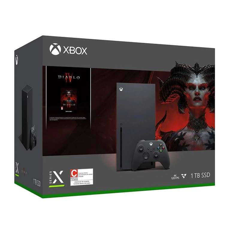 Walmart: Consola Xbox Series X Microsoft Paquete Diablo IV (BBVA a 12 meses)