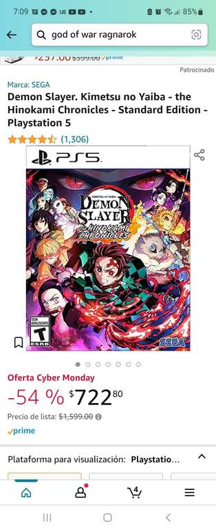 Amazon: Demon Slayer. Kimetsu no Yaiba - the Hinokami Chronicles - Standard Edition - Playstation 5