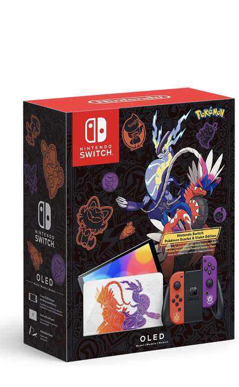 Amazon: Nintendo Switch – OLED Model: Pokémon Scarlet & Violet Edition - Edición Internacional