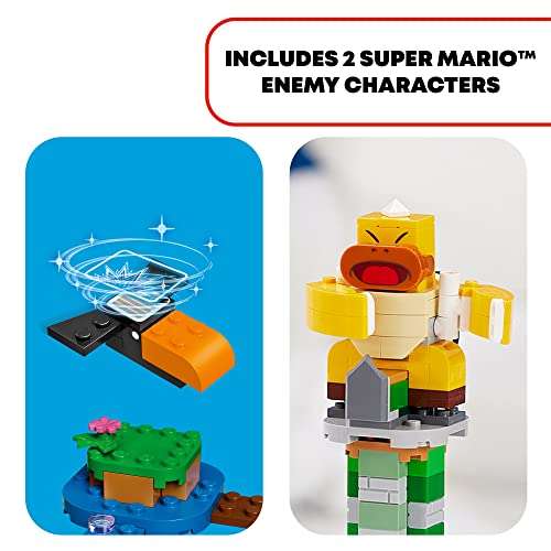 Amazon: LEGO Super Mario: Torre bamboleante del Hermano Sumo Jefe (231 Piezas)