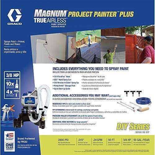 Amazon: Pulverizador de pintura Graco MAGNUM especial para los pintores de interiores/exteriores