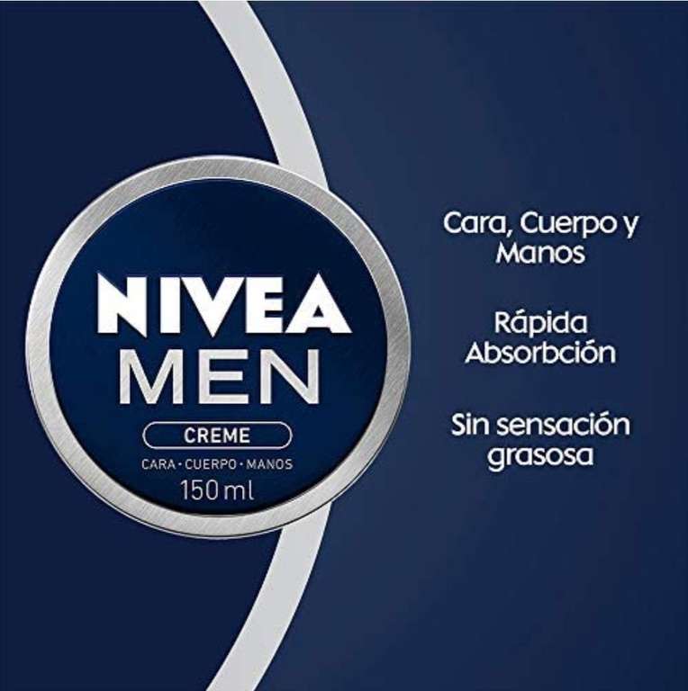 Amazon Nivea Men Crema 150ml | envio gratis con Prime (en planea y cancela $44)