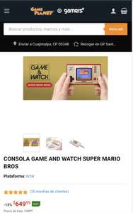 Game planet: CONSOLA GAME AND WATCH SUPER MARIO BROS