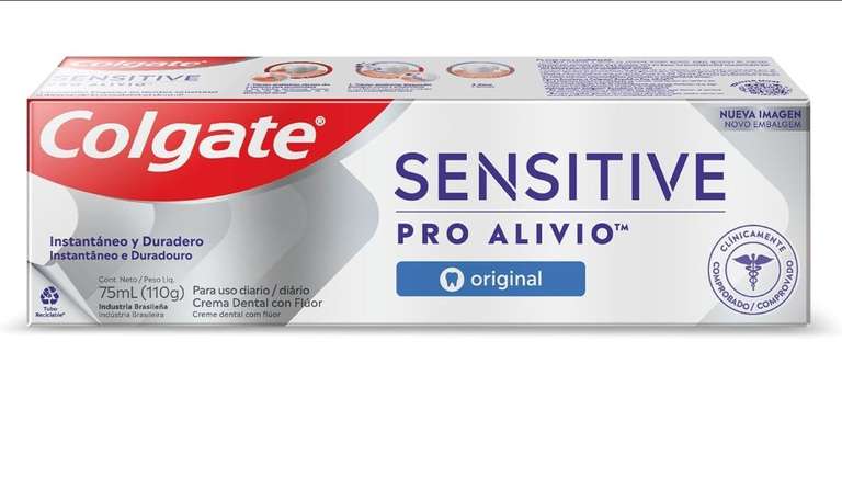 Amazon: Colgate Sensitive Pro Alivio Pasta Dental Para Dientes Sensibles 75 ml