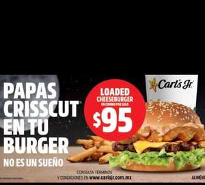 Carl's Jr: Combo Loaded Cheeseburger