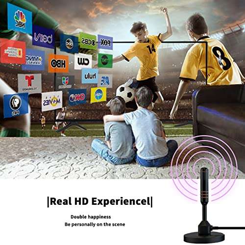 Amazon: Antena de TV digital HD amplificada de largo alcance de más de 330 millas