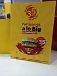 McDonald's Big Mac a $35 pesos en Guadalajara (Máx 5 por transacción y/o auto) | 1 año de Big Mac a $35 comprobando que cumples 35 en FEB