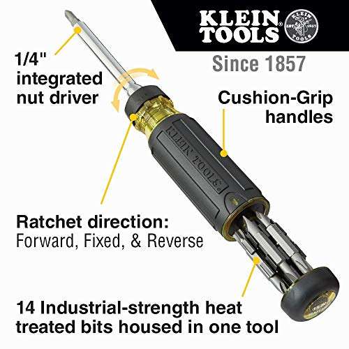Amazon: Klein Tools - Destornillador multipuntas 15 en 1