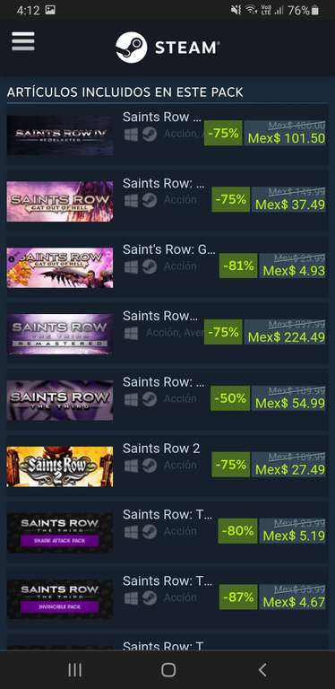 Steam: SAINTS ROW ULTIMATE FRANCHISE PACK