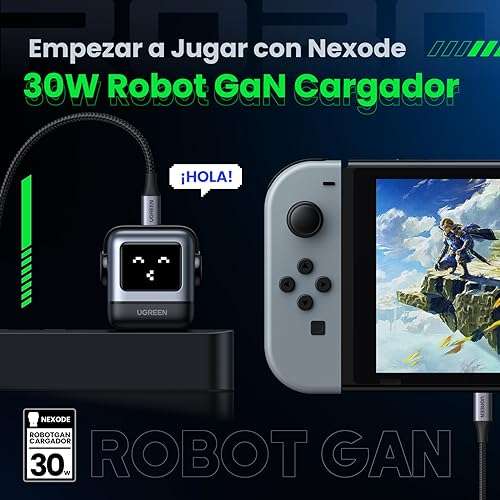 Amazon: Cargador ugreen 30 W del robot