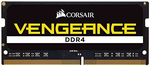 Amazon: CORSAIR Vengeance SODIMM DDR4 32GB (2x16GB) 3200MHz C22 Memoria para Portátiles/Notebooks (Soporte para Procesadores Intel Core)