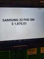 Bodega aurrera: Pantalla Samsung FHD 32 pulgadas smart tv