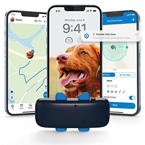Amazon: Rastreador GPS de Mascotas para Perros, Impermeable, ubicación GPS y rastreador de Actividad Inteligente, Alcance Ilimitado