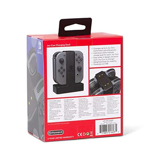Amazon | Estación de carga Joy-Con para Nintendo Switch Licenciada por PowerA