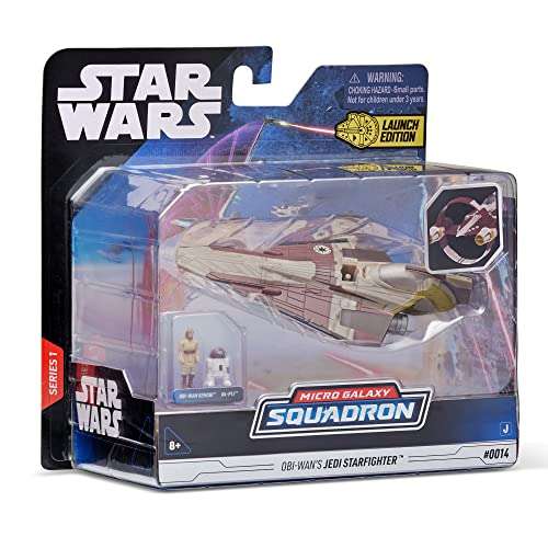 Amazon: STAR WARS Micro Galaxy Squadron Starfighter Class OBI-WAN Kenobi'S Jedi Starfighter