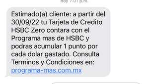 HSBC: Tarjeta de Crédito HSBC Zero tendrá programa de puntos