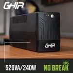 RadioShack: UPS no-break 520VA Ghia GUP 052