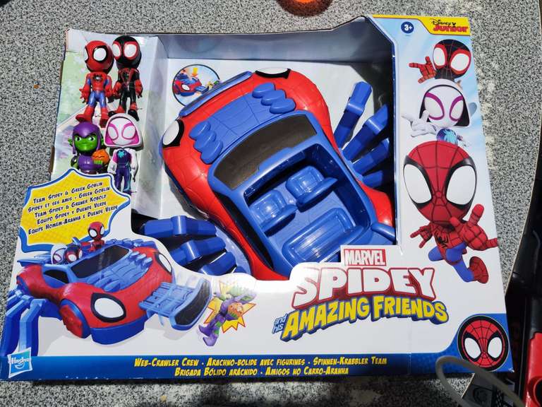 Sam's Club: Set Marvel spiderman vehículo y 4 figuras