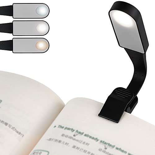 Amazon: lampara para laptop y libros. Brillo ajustable y recargable por USB.
