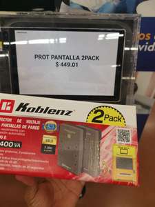 Walmart: Protector de Voltaje Koblenz linea Gold PV-2400 2Pack