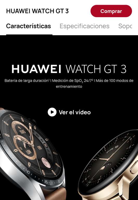 HUAWEI WATCH GT 3 42mm + HUAWEI FREEBUDS PRO 2