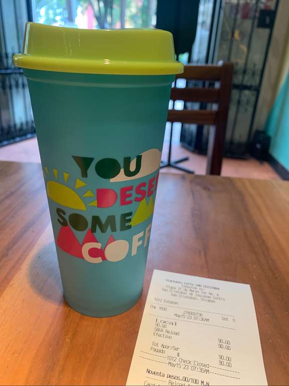 Starbucks: Vaso Reusable, cambia de color con la temperatura