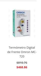 Farmacias Guadalajara : Termómetro digital de frente OMRON