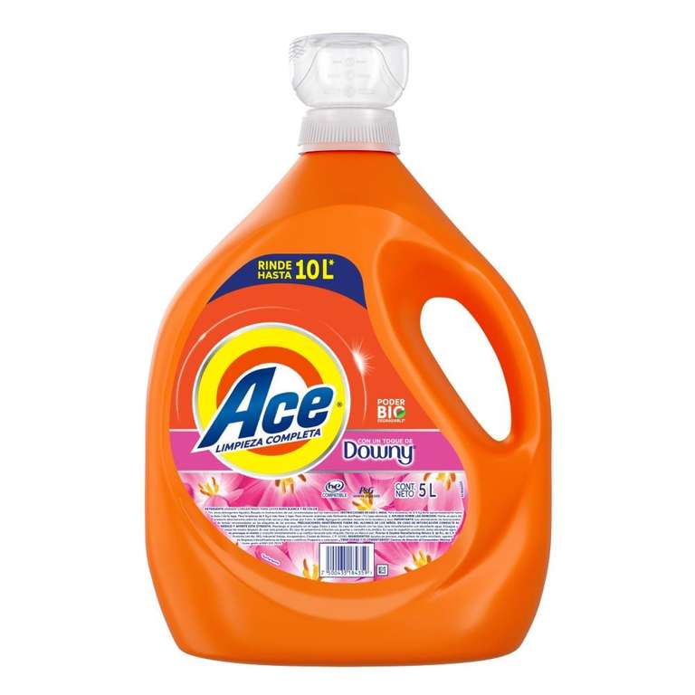 La Comer: Detergente Liquido Ace Toque Downy 5 Lt a 3x2