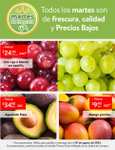 Walmart: Martes de Frescura 1 Agosto: Mango Paraíso $9.90 kg • Uva Blanca ó Roja sin Semilla $24.90 kg • Aguacate $34.90 kg