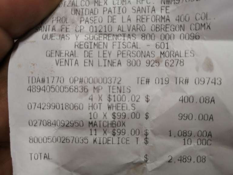 Walmart: Paquete de 5 hotwheels o matchbox Por $99 sin tope de compra