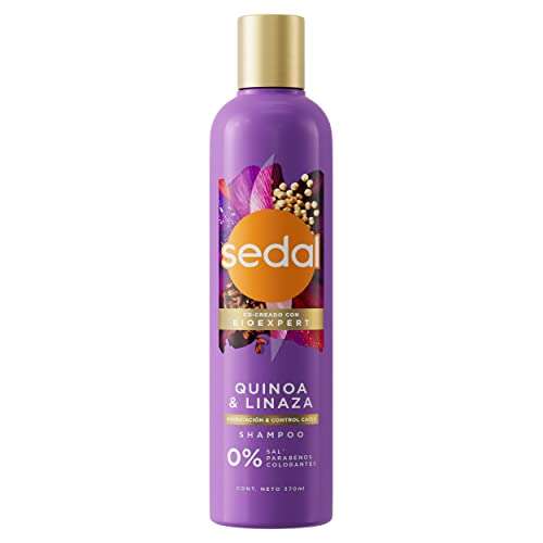 Amazon: Shampoo Sedal Quinoa y Linaza 370 ml