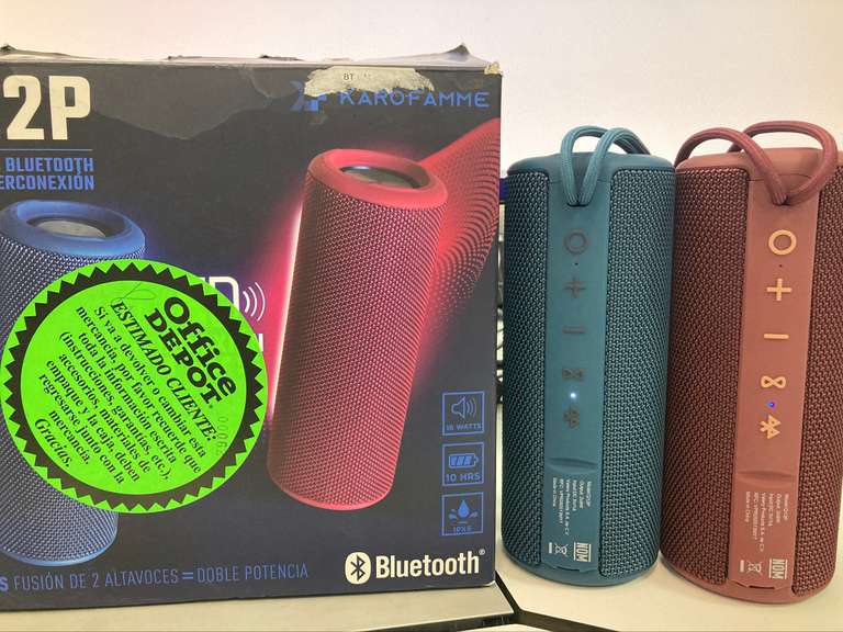 Office Depot: Bocinas Karo Famme Q12P Bluetooth Speakers