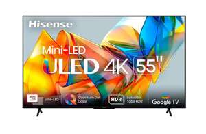 Costco: Hisense U6K Pantalla 55" Mini-LED 4K UHD Smart TV