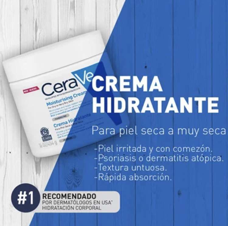 Mercado Libre: CeraVe Crema Hidratante con Ácido Hialurónico 454 gr