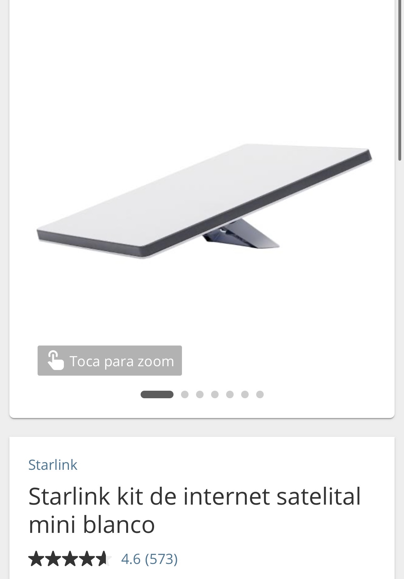 Kit Starlink Mini en Home Depot