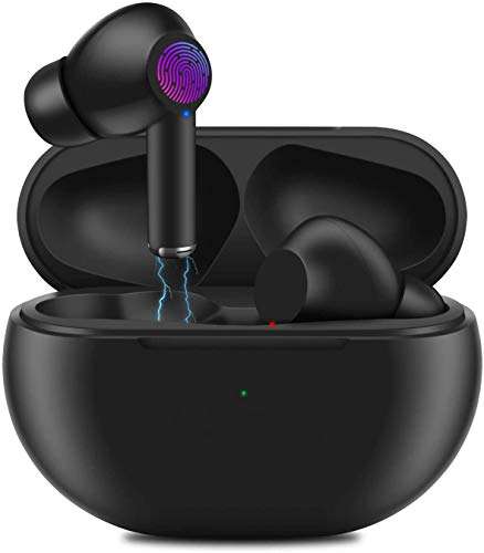Amazon: Auriculares Bluetooth de graves profundos mejorados con Smart Touch,a prueba de agua
