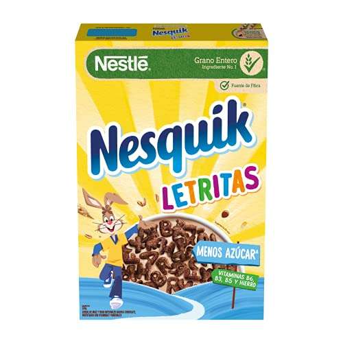 Amazon: Cereal Nestlé Nesquik Letritas Sabor Chocolate 320g