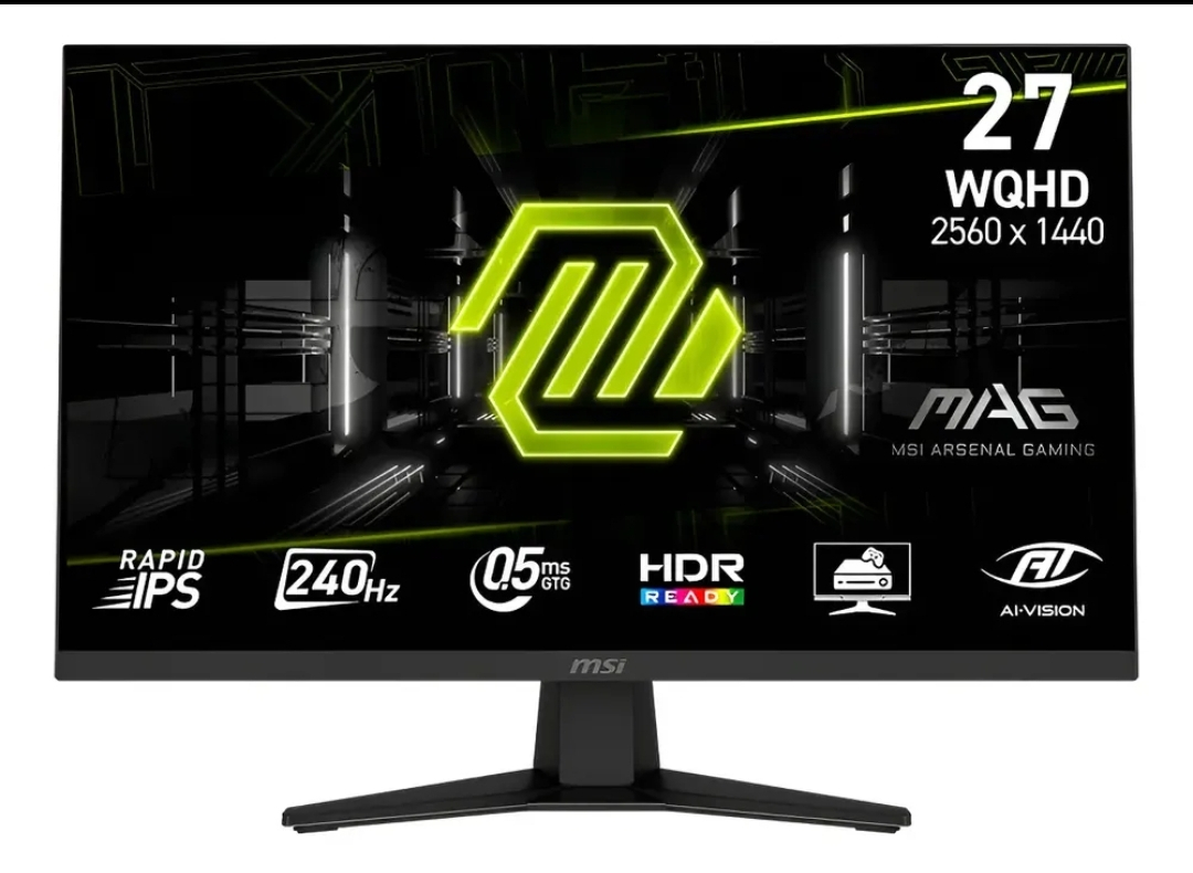Mercado Libre: Monitor Msi Mag 274qf X24 27 Wqhd 240hz 0.5ms Rapid Ips Negro