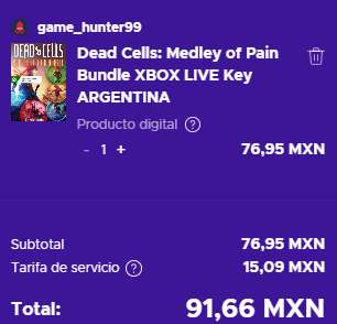Dead Cells Medley of Pain - Xbox Argentina ENEBA