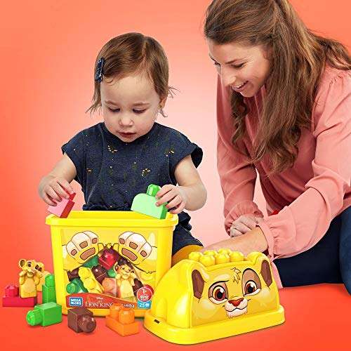 Amazon: Mega Bloks Disney, Cubeta de Simba para bebés de 1 año en adelante