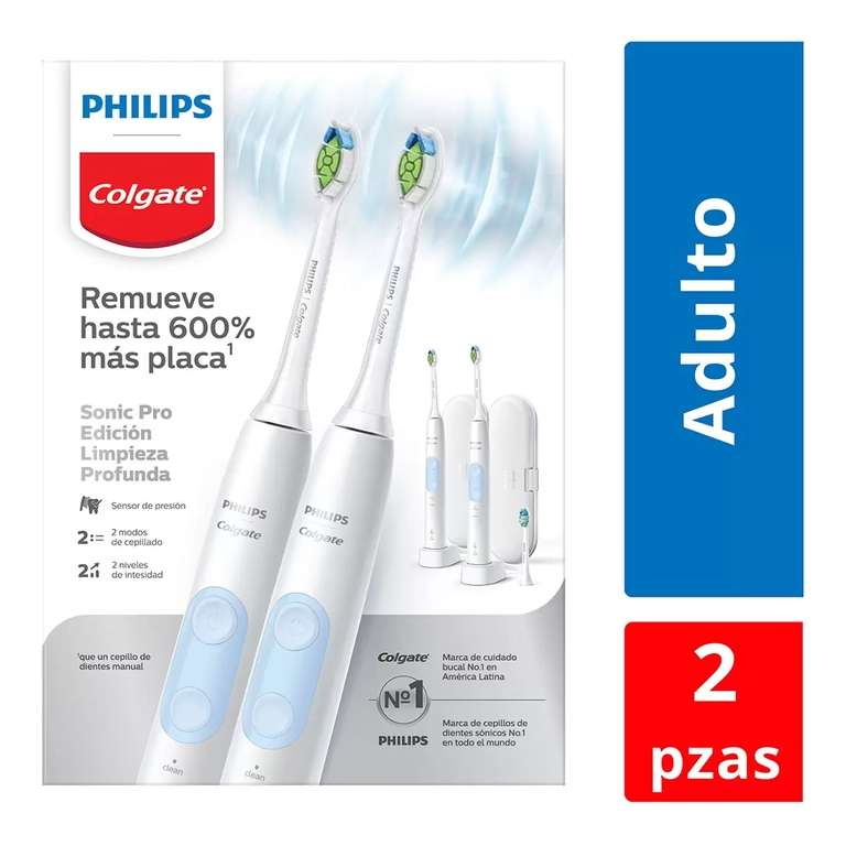 Costco: Philips Colgate, Cepillo de dientes Eléctrico SonicPro 40, 2 piezas