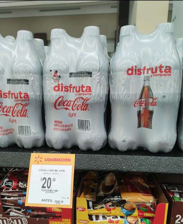 Walmart: 4pack coca cola