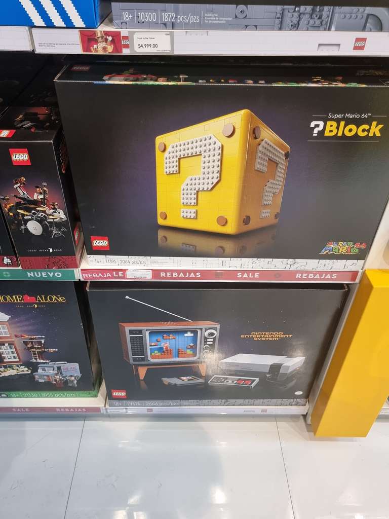 Lego parque lindavista: cubo de Mario bros y más sets con descuento